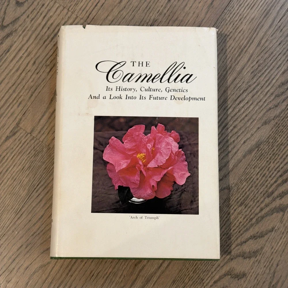 Vtg The Camellia History Culture Genetics 1978 Hardcover Feathers‎ Brown